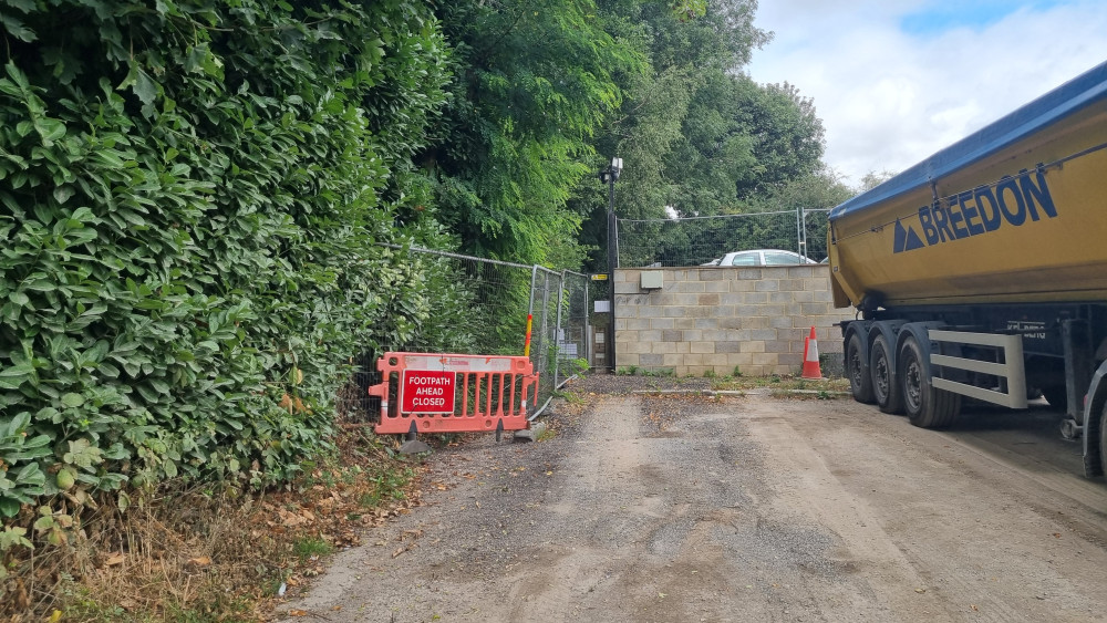 Leicestershire County Council to put forward footpath improvements but fails to mention Ashby footpath closure (Photo: Ashby Nub News)