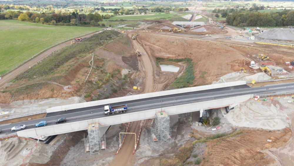 A view of the Fosse Way (B4455) bridge with the Offchurch Greenway bridge behind Oct 2025 (image supplied) A view of the Fosse Way (B4455) bridge with the Offchurch Greenway bridge behind Oct 2025 (image supplied)