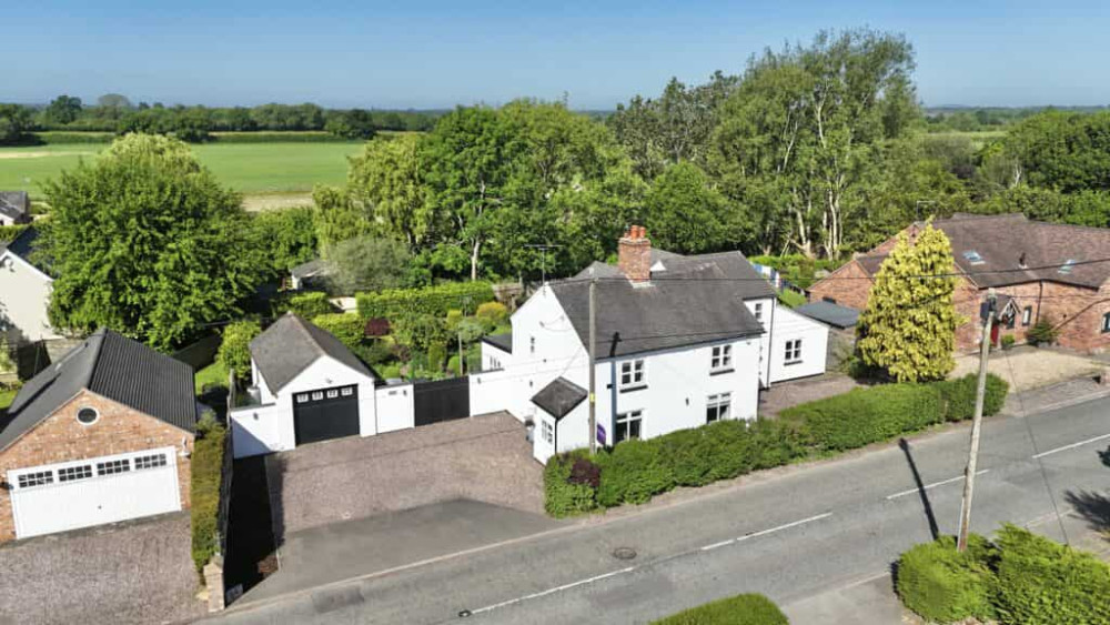 The five-bedroom detached house on Broad Lane, Stapeley (James Du Pavey). The five-bedroom detached house on Broad Lane, Stapeley (James Du Pavey).