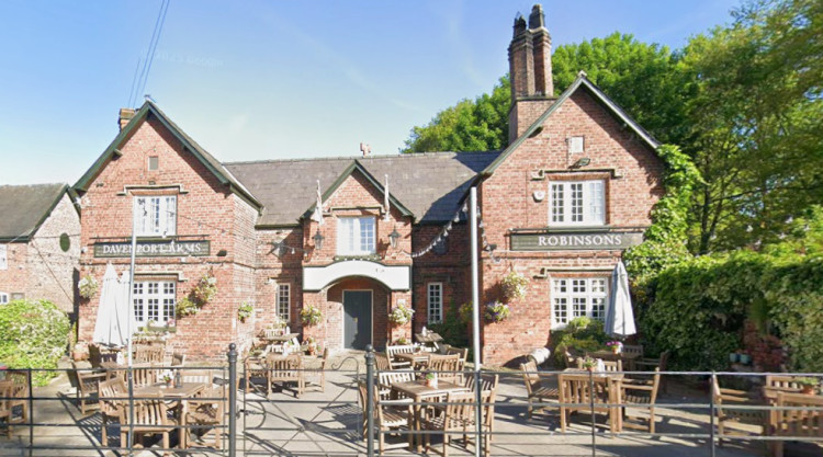 The Davenport Arms - a Robinsons' Brewery pub in Woodford - has been nominated for 'pub of the year' at the Cheshire Tourism Awards 2026 (Image - Google Maps)