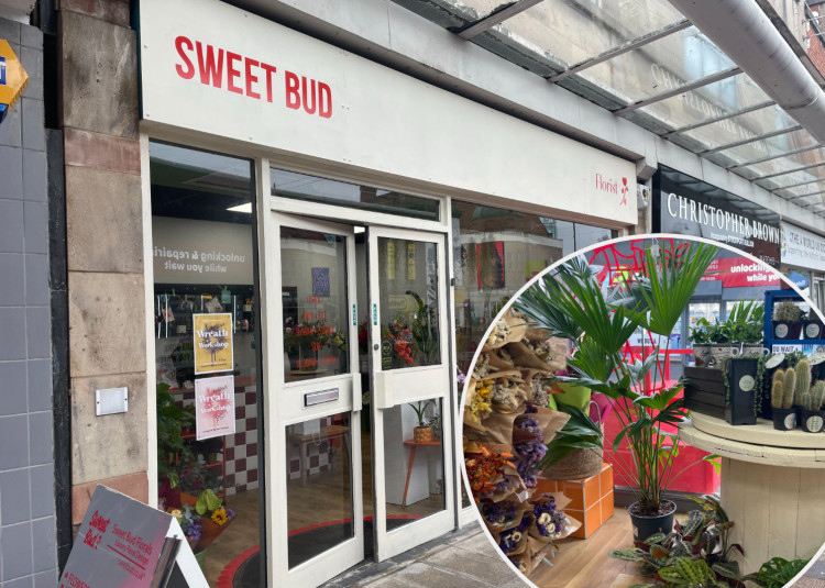 Sweet Bud, a new independent florist, is based at 16 Merseyway in Stockport town centre (Images - Nub News) Sweet Bud, a new independent florist, is based at 16 Merseyway in Stockport town centre (Images - Nub News)