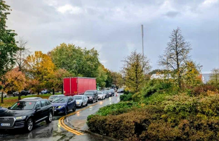 Cheshire East ordered the immediate shutdown of roadworks on Weston Road, Crewe, following severe traffic disruption and a breach of permit conditions by the utility company carrying out the works (Supplied).