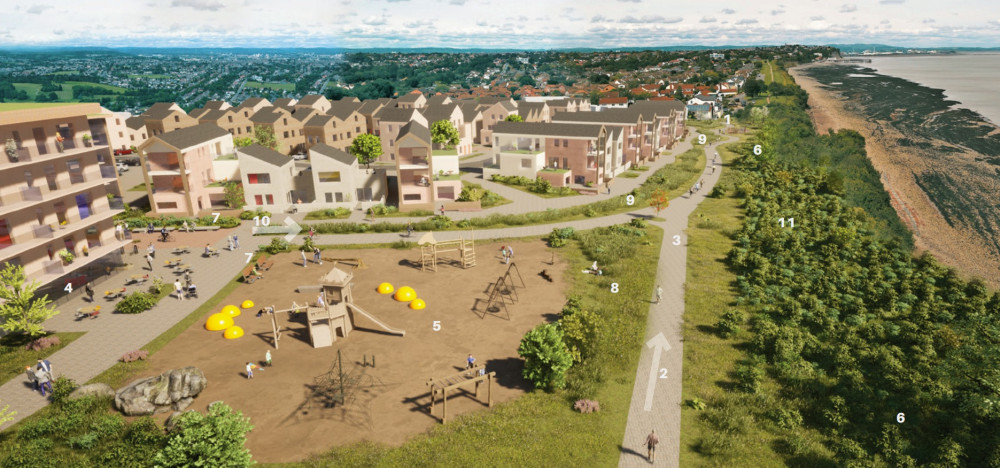 An image of how the site will be developed An image of how the site will be developed