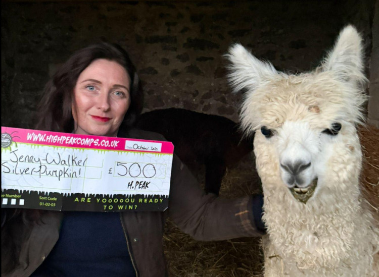 You could be one of High Peak Comps' regular cash prize winners this Halloween - just like Jenny and Barry here! (Image supplied)