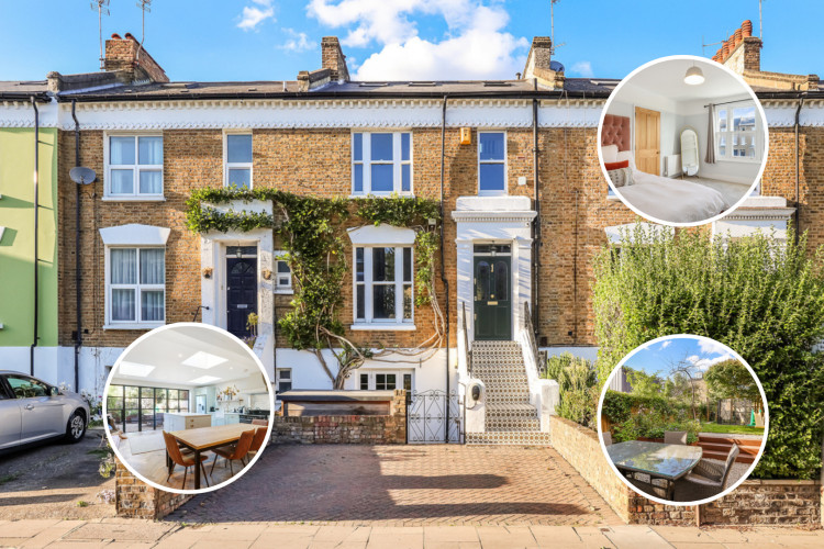 This week's Ealing property of the week is a grand five-bedroom terraced house in The Grove, Ealing (credit: Leslie & Co).