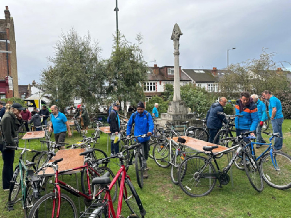 The sale includes bikes of varying makes, models and ages donated by residents or offered for sale in return for a share of proceeds (credit: The Barnes Charity Bike Sale). The sale includes bikes of varying makes, models and ages donated by residents or offered for sale in return for a share of proceeds (credit: The Barnes Charity Bike Sale).