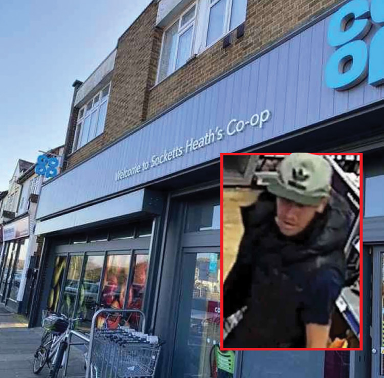 Do you know this man, pictured at the Socketts Heath Co-op? Do you know this man, pictured at the Socketts Heath Co-op?