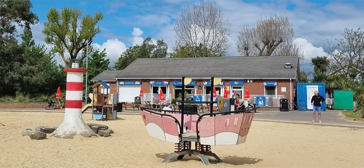 Grays Beach Park and its café has been the centre of political debate. 
