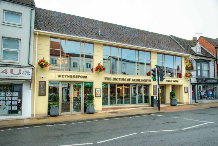 The new sign would be installed at the front of the Dictum of Kenilworth (image via planning application) The new sign would be installed at the front of the Dictum of Kenilworth (image via planning application)