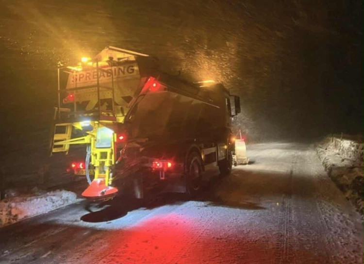 Cheshire East Council's fleet of gritters are on standby to treat 17 gritting routes, covering the key 40 per cent of the borough's road network (Credit: CEC). Cheshire East Council's fleet of gritters are on standby to treat 17 gritting routes, covering the key 40 per cent of the borough's road network (Credit: CEC).