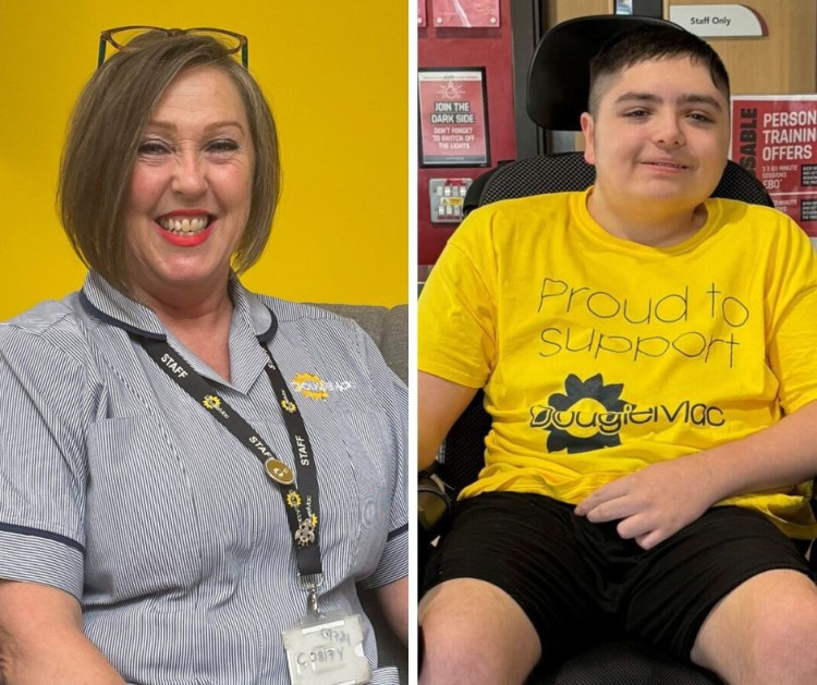 Lynn Parkin and Kieran Hankin have both been shortlisted for the annual Your Heroes Awards (image via Douglas Macmillan) Lynn Parkin and Kieran Hankin have both been shortlisted for the annual Your Heroes Awards (image via Douglas Macmillan)