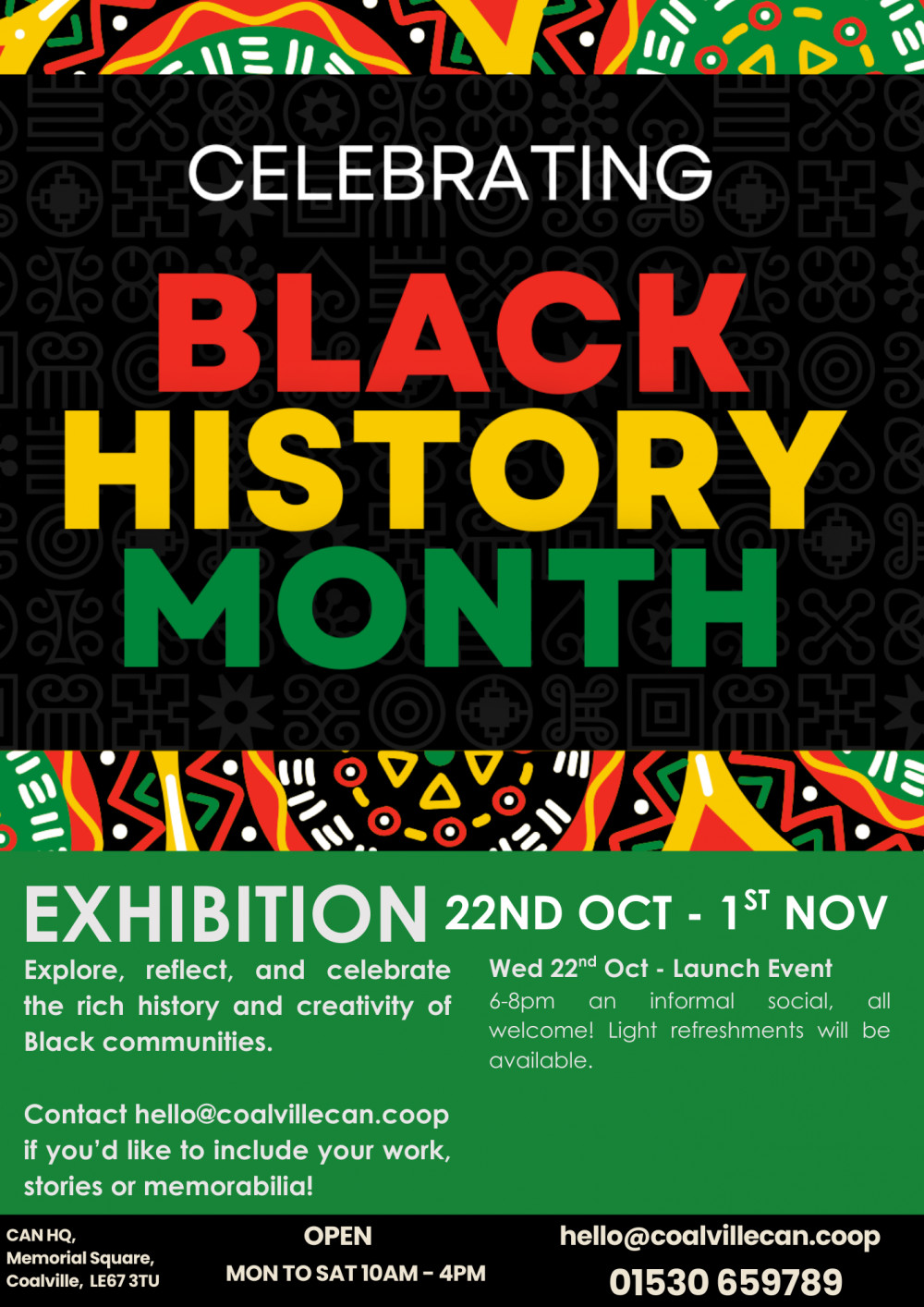 Celebrating Black History Month - Community Exhibition Celebrating Black History Month - Community Exhibition