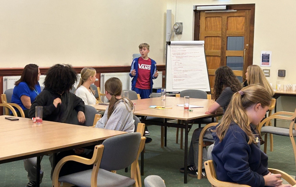 Congleton youngsters met to discuss plans for a potential Youth Council (Credit: CTC)