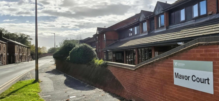 On Friday 24 October, Cheshire Police served a closure order for the property on Mavor Court, making it an offence for anyone to enter the address (Photo: Ryan Parker). On Friday 24 October, Cheshire Police served a closure order for the property on Mavor Court, making it an offence for anyone to enter the address (Photo: Ryan Parker).