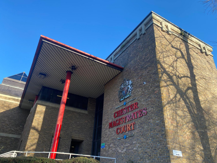 Michael Houghton appeared at Chester Magistrates Court over the weekend (Credit: Nub News) Michael Houghton appeared at Chester Magistrates Court over the weekend (Credit: Nub News)
