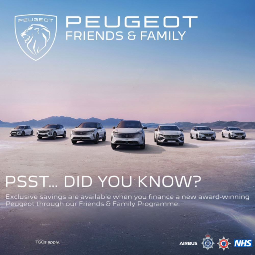 You could save up to £700 on select PEUGEOT models (Image supplied)