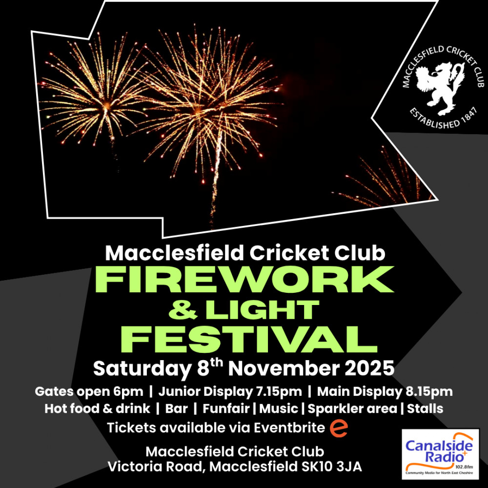 Macclesfield Cricket Club Firework & Light Festival Macclesfield Cricket Club Firework & Light Festival