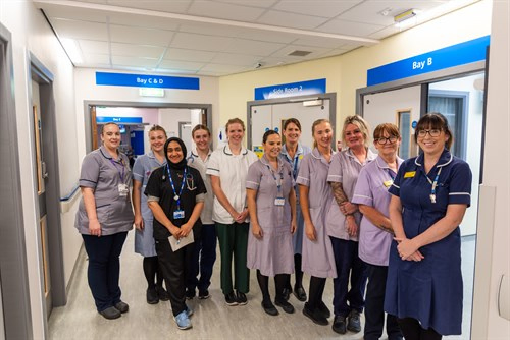 Staff from across the stroke team helped shape the new ward (Image via: Countess of Chester Hospital) Staff from across the stroke team helped shape the new ward (Image via: Countess of Chester Hospital)