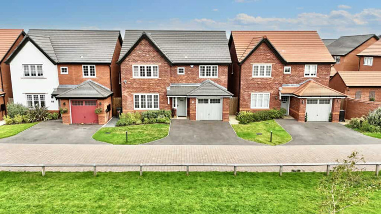 The three-bed detached home on Teal Way, Wistaston (Photo: James Du Pavey).