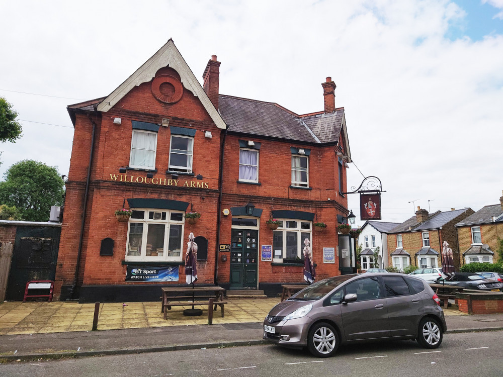 The Willoughby Arms is located in 47 Willoughby Rd, Kingston upon Thames KT2 6LN (Credit: Tilly O'Brien) The Willoughby Arms is located in 47 Willoughby Rd, Kingston upon Thames KT2 6LN (Credit: Tilly O'Brien)