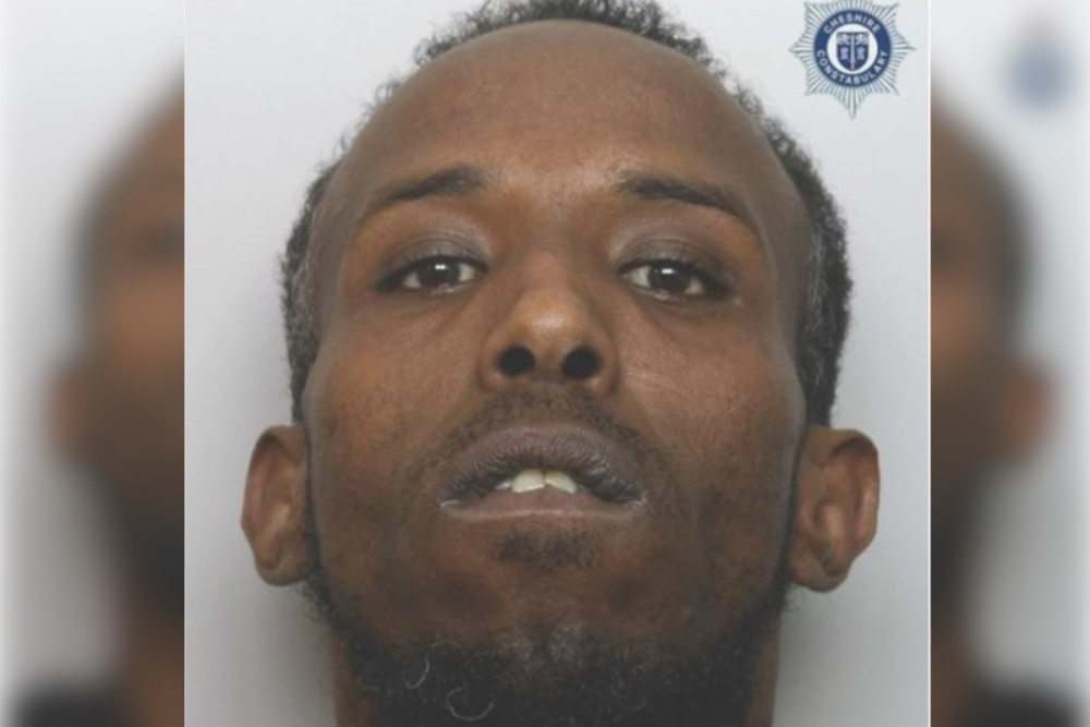 Sharmarke Ahmed was sentenced to 28 months for his role in the scam (Image via: Cheshire Constabulary) Sharmarke Ahmed was sentenced to 28 months for his role in the scam (Image via: Cheshire Constabulary)