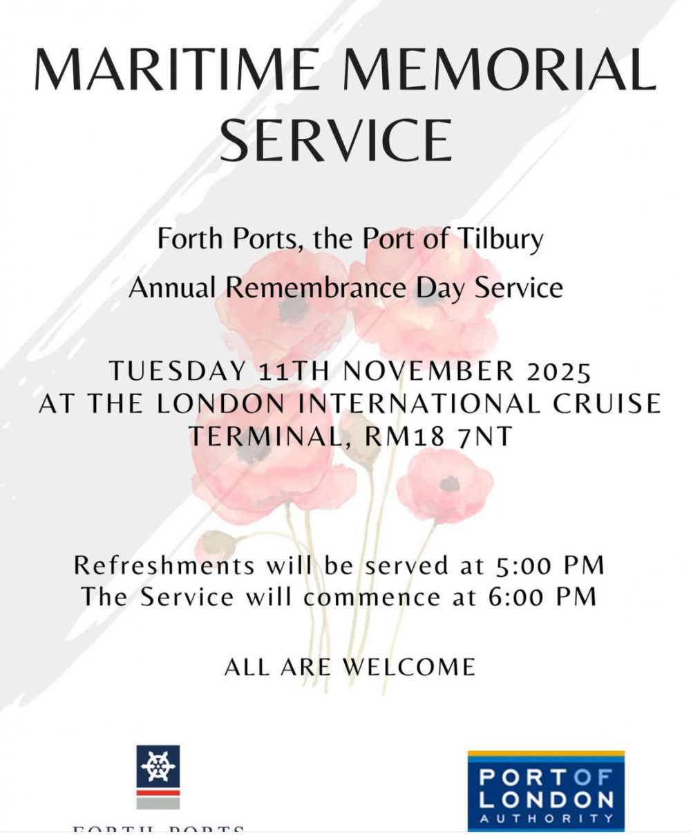 Maritime Remembrance Service at Port of Tilbury Maritime Remembrance Service at Port of Tilbury