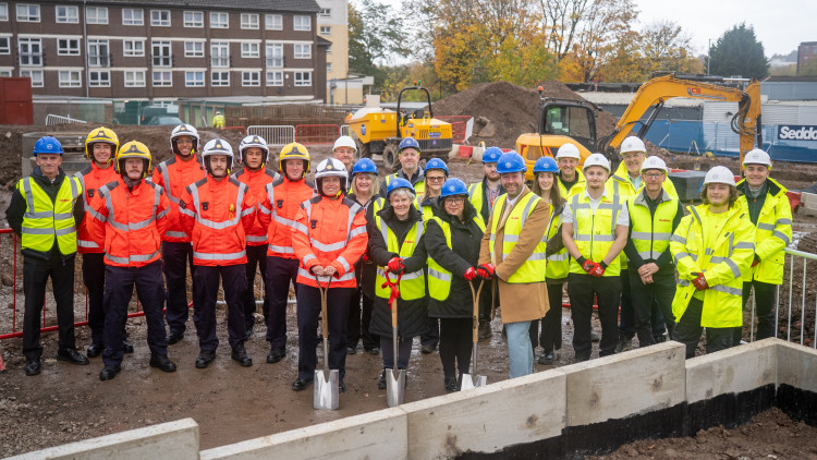 A new fire station on King Street West - just outside Stockport town centre -  is set to open in Autumn 2026 (Image - GMFRS)
