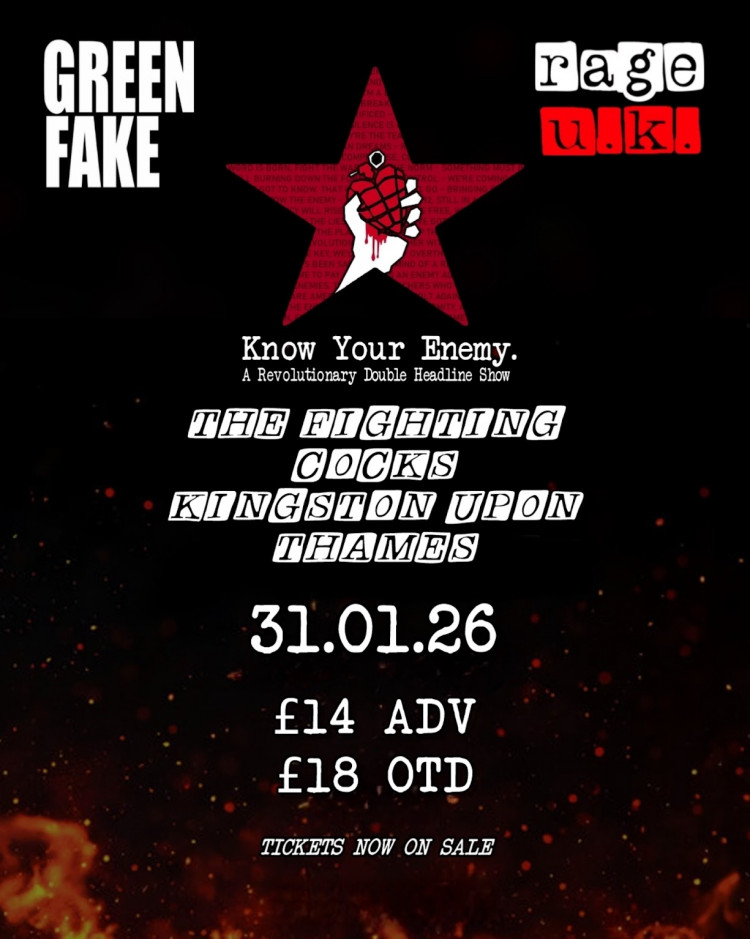 GREEN FAKE AND RAGE UK LIVE 