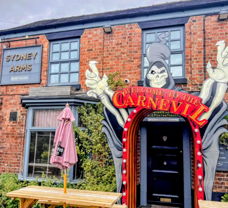 The Sydney Arms, Crewe, hosts its 2025 CarnEvil Halloween spectacular on Friday 31 October (Photo: The Sydney Arms). The Sydney Arms, Crewe, hosts its 2025 CarnEvil Halloween spectacular on Friday 31 October (Photo: The Sydney Arms).