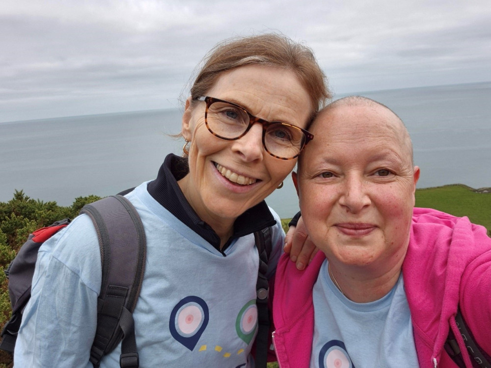 The duo are raising awareness about the signs and symptoms of breast cancer (Image supplied) The duo are raising awareness about the signs and symptoms of breast cancer (Image supplied)
