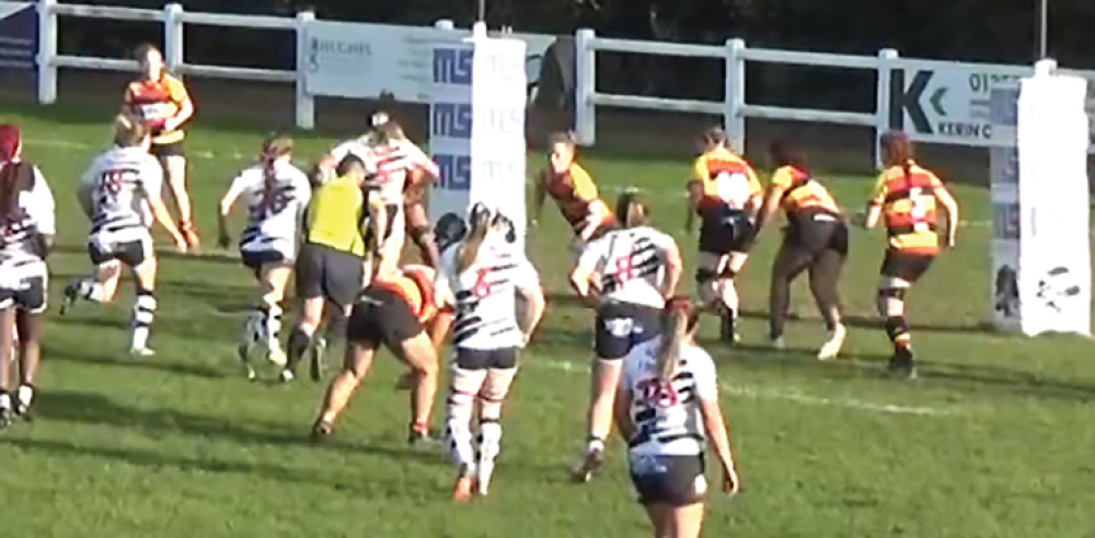 Millie Thurman-Newall spotted a gap and surged through it for Thurrock's final try Millie Thurman-Newall spotted a gap and surged through it for Thurrock's final try