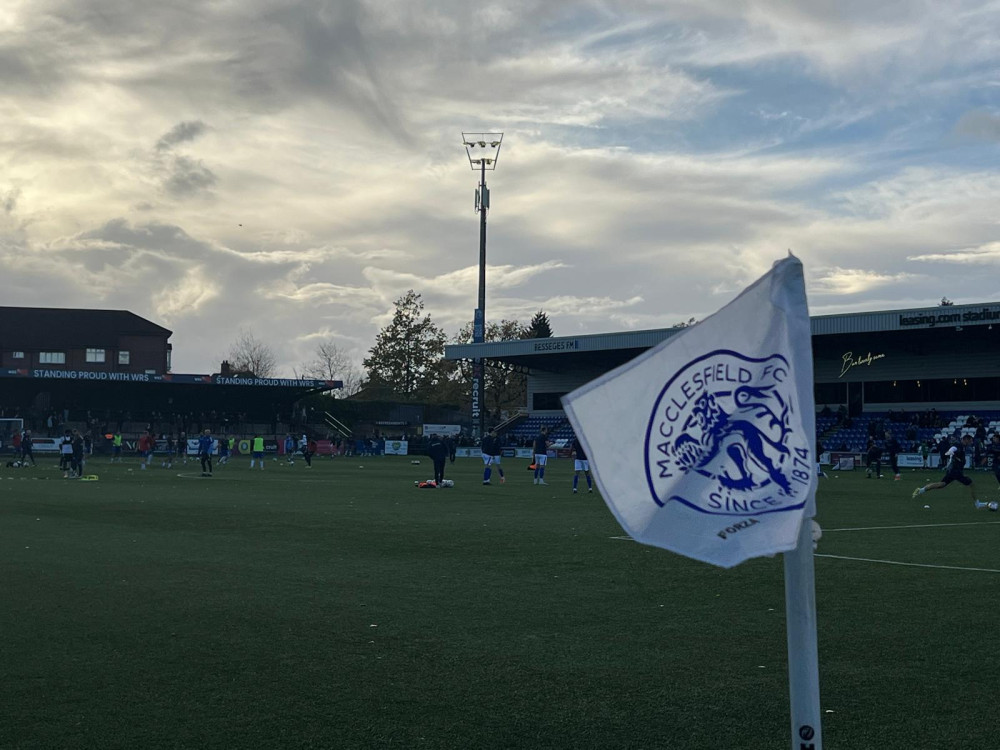 Macclesfield took on AFC Totton in the first round proper of the Emirates FA Cup (Credit: Nub News