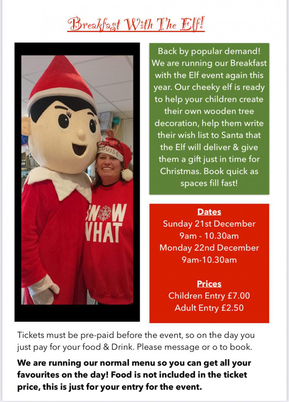 Bredakfast With The Elf