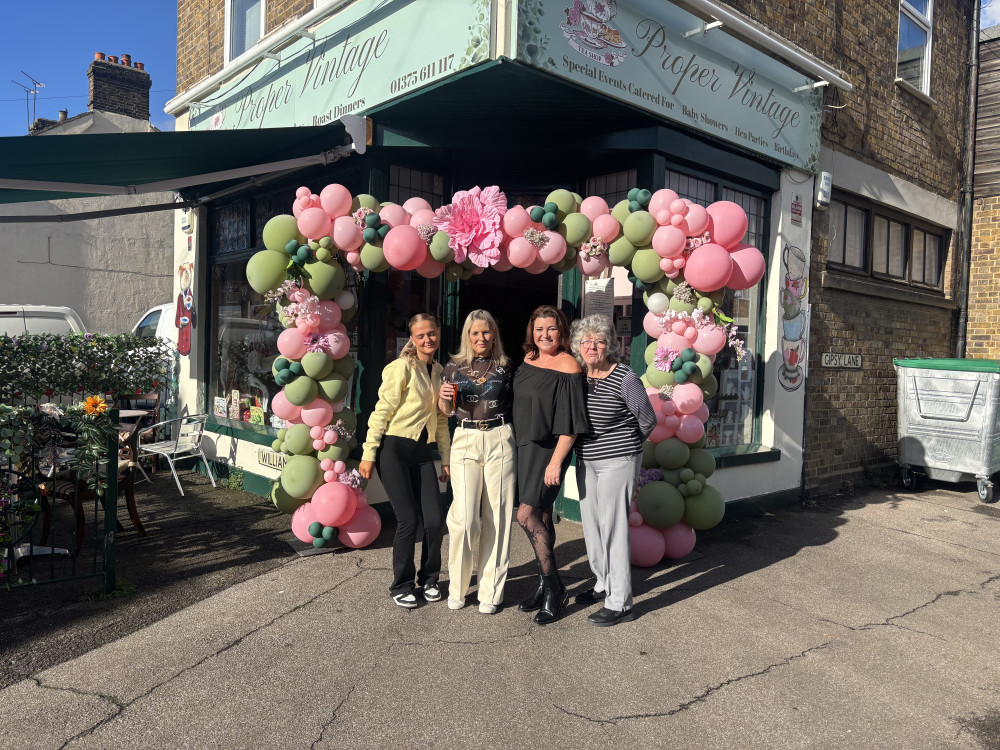 The team at Proper Vintage - Ruby, Wendy, Nat and Ange