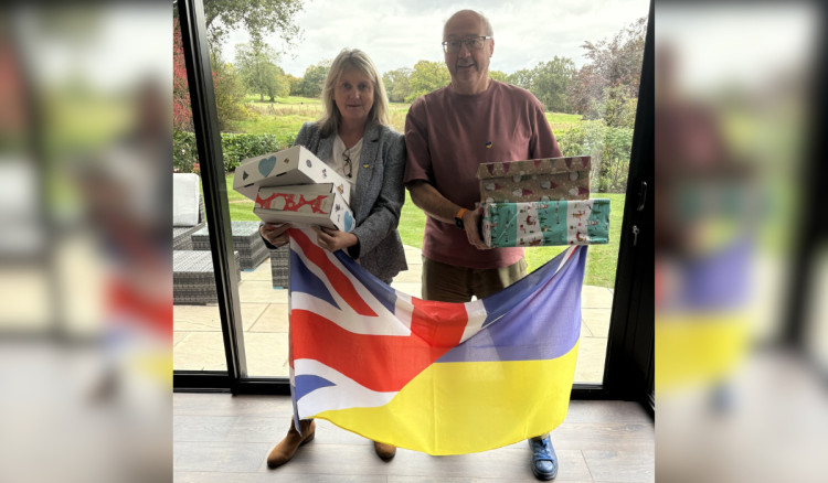 Jeanette and Craig Rice of One Project Ukraine (Credit: OPU)