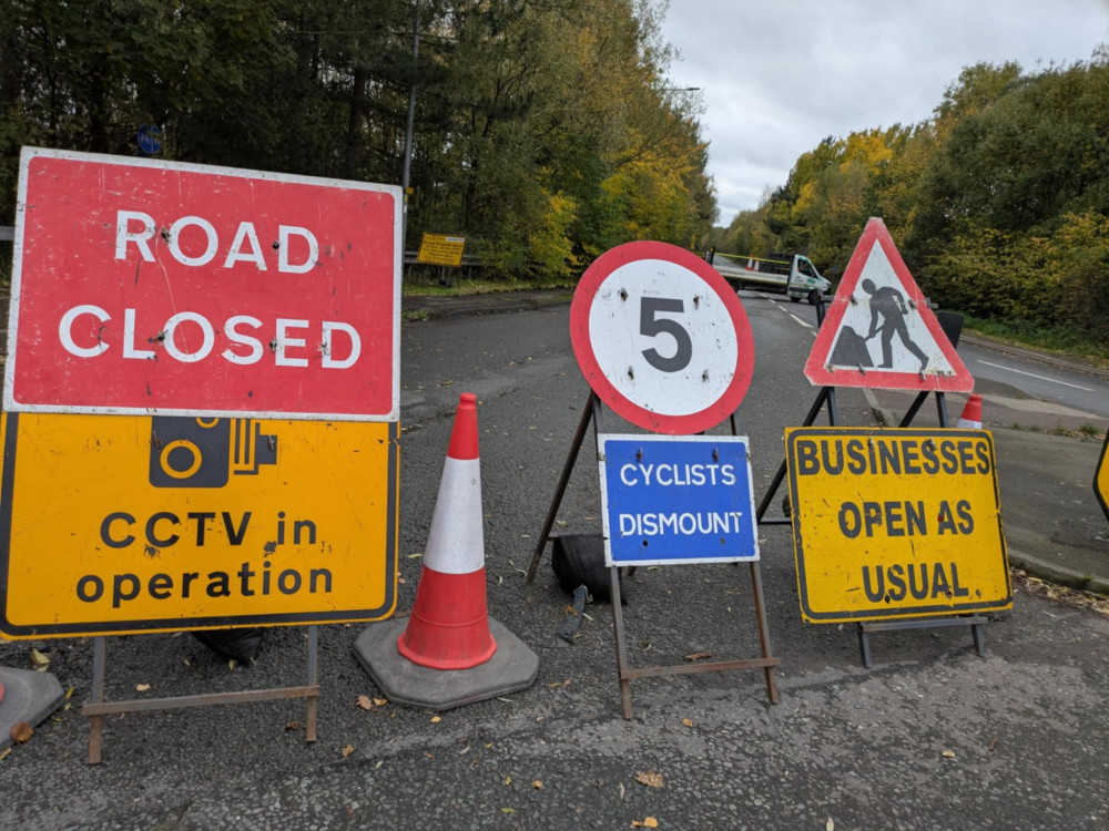 Wheelock and Haslington bypasses are undergoing gulley cleaning and essential maintenance. (Photo: Nub News)