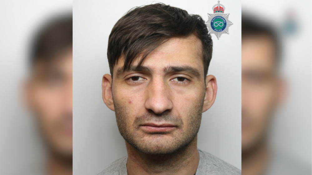 Sulejman Zekthi was sentenced to 11-years-and-five-months in prison (image via Staffordshire Police)