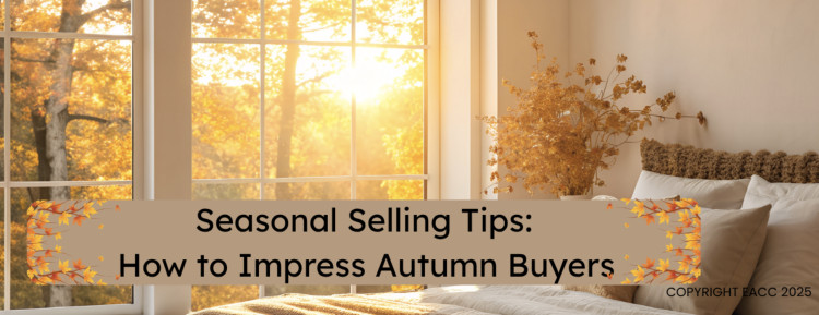 From warm lighting to seasonal scents, small autumnal touches can help make your home more inviting and boost its appeal to buyers (credit: Leslie & Co).