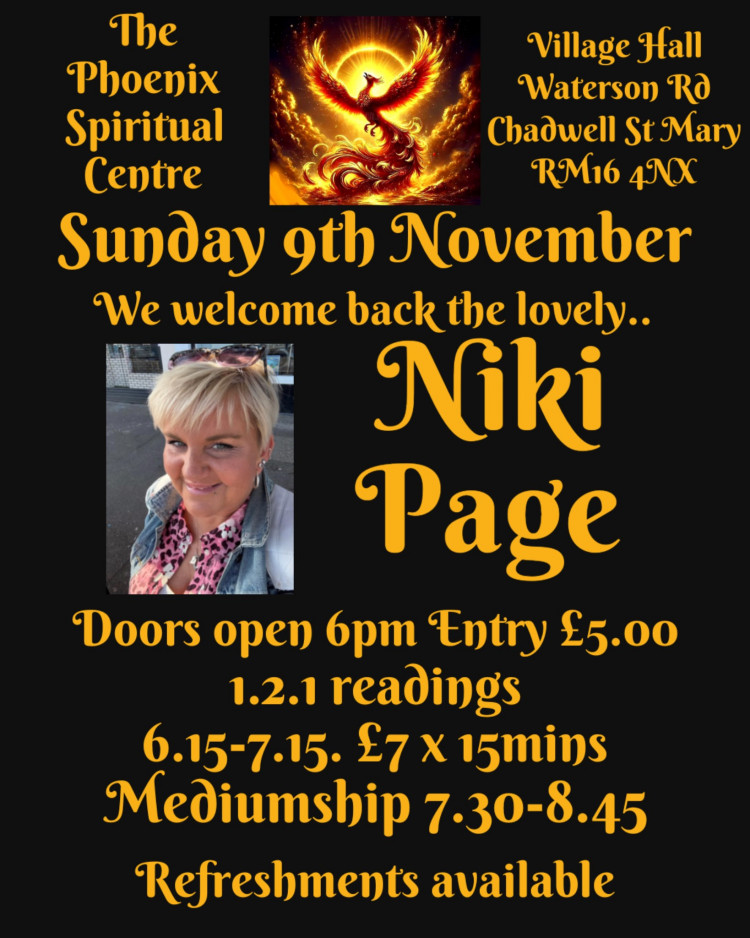 Evening with Medium Niki Page