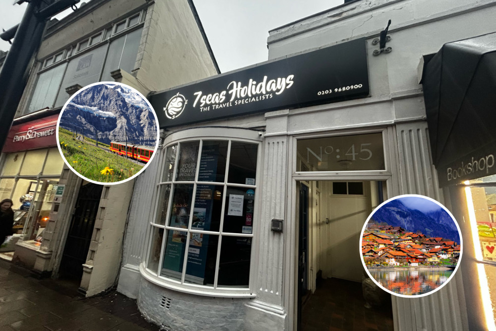 7Seas Holidays is located in 45 Victoria Rd, Surbiton KT6 4JL (Credit: Tilly O'Brien/7Seas Holidays)