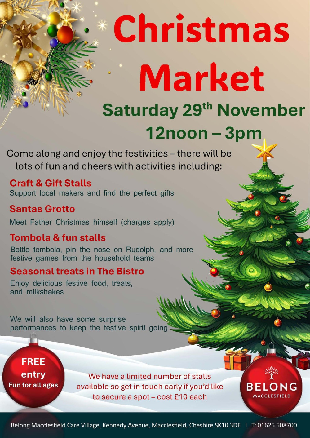Christmas Market at Belong Macclesfield  