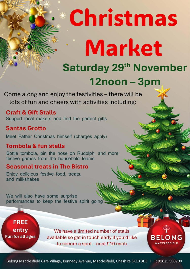 Christmas Market at Belong Macclesfield  