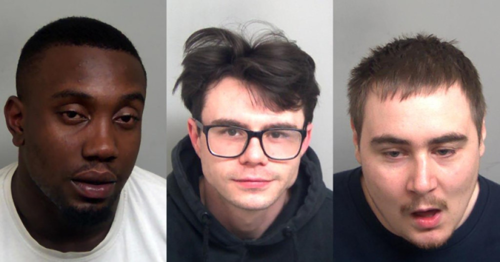 Max Hyde (far right) has residency on Surbiton Road, KIngston (Credit: Essex Police)