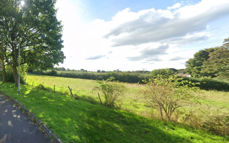 The site of the proposed homes on Westway Lane (image via Google Maps)