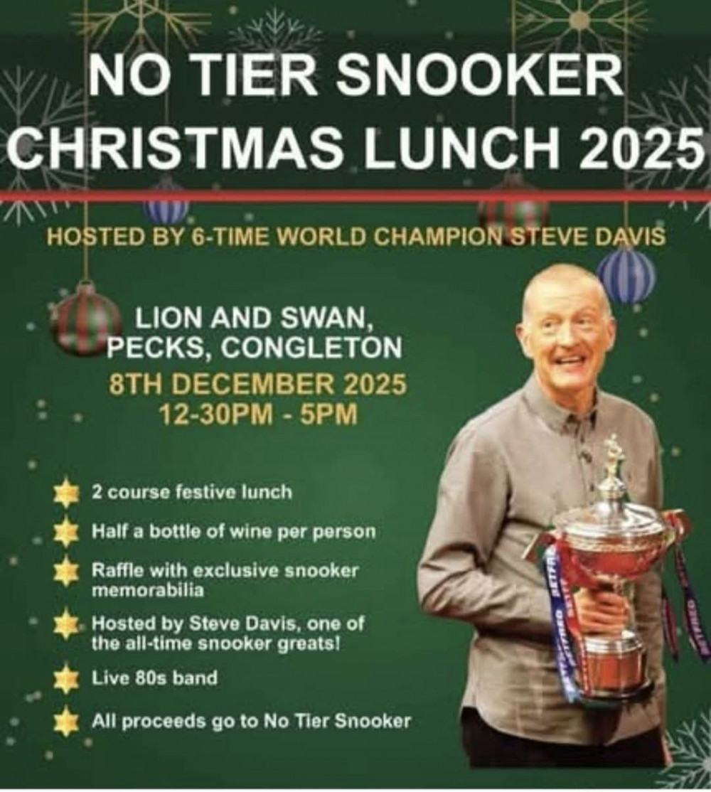 No Tier Snooker - Christmas Lunch