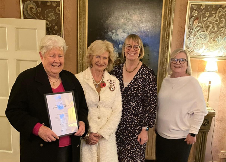 The Rutland Snowdrop Award 2025 celebrated the hard work of a local caregiver (Photo: Snowdrop Awards)