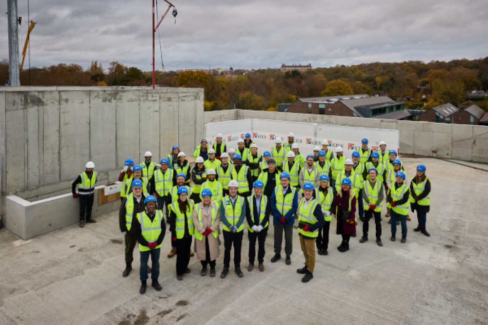The topping-out marks a significant step forward for the borough, says Richmond Council Leader, Cllr Gareth Roberts (Credit: Richmond Council)