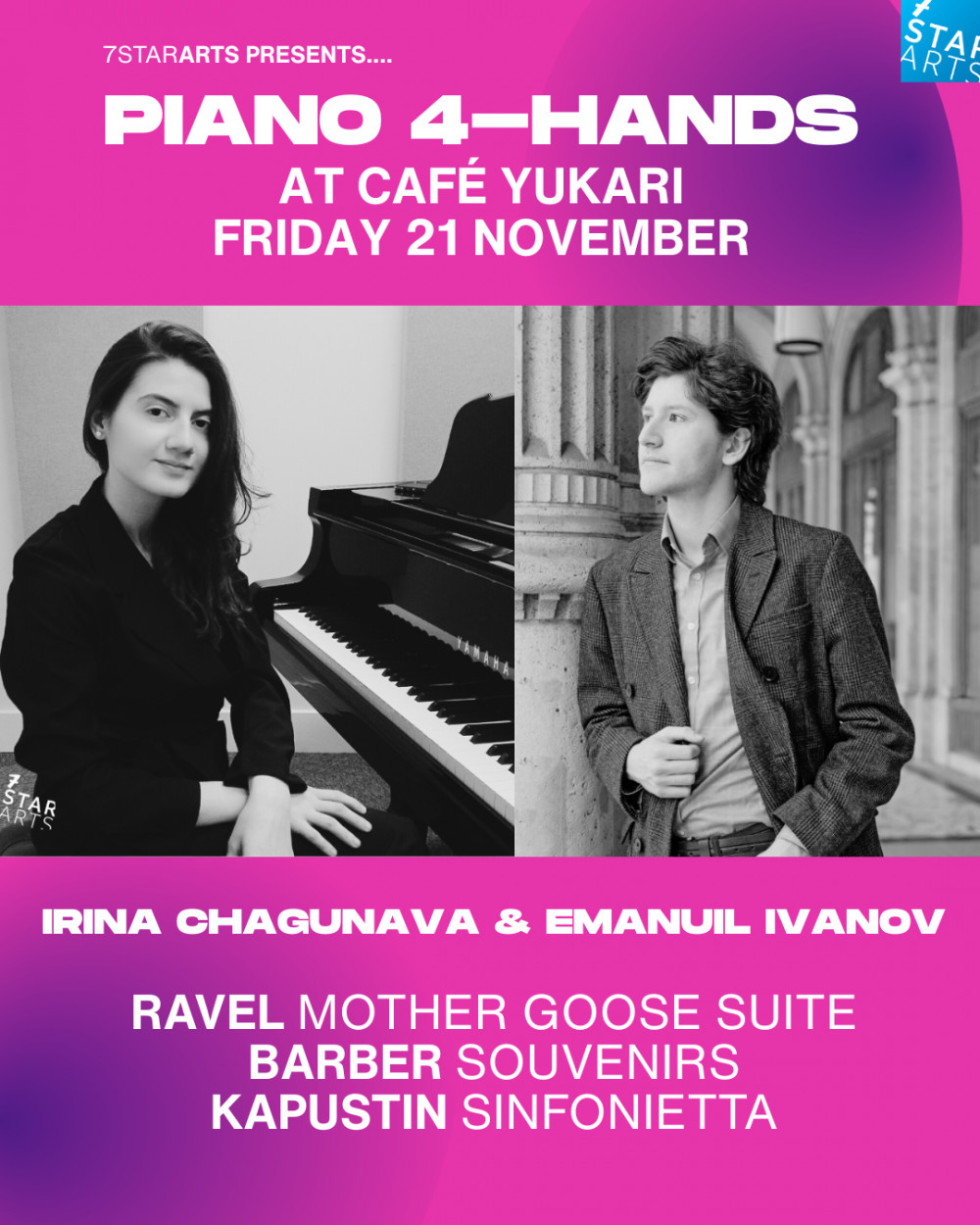 Piano 4-hands at Cafe Yukari