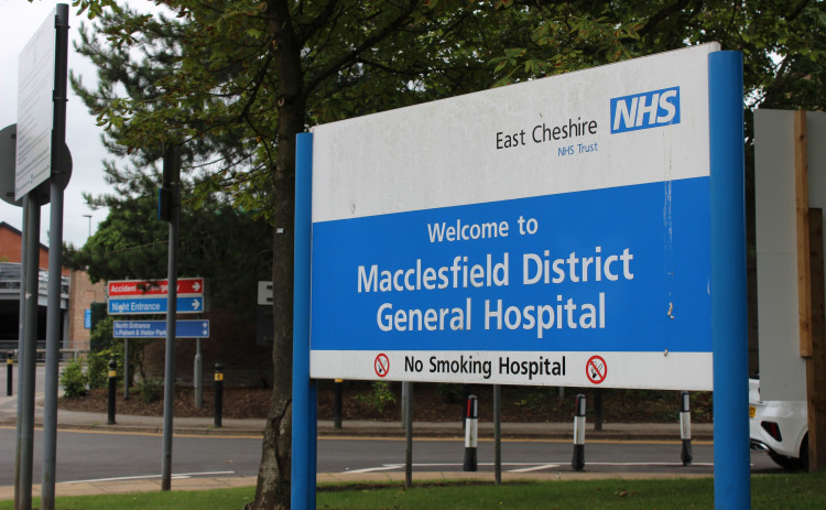 A section of the access road to Macclesfield Hospital will be closed for two weeks (Credit: Nub News)