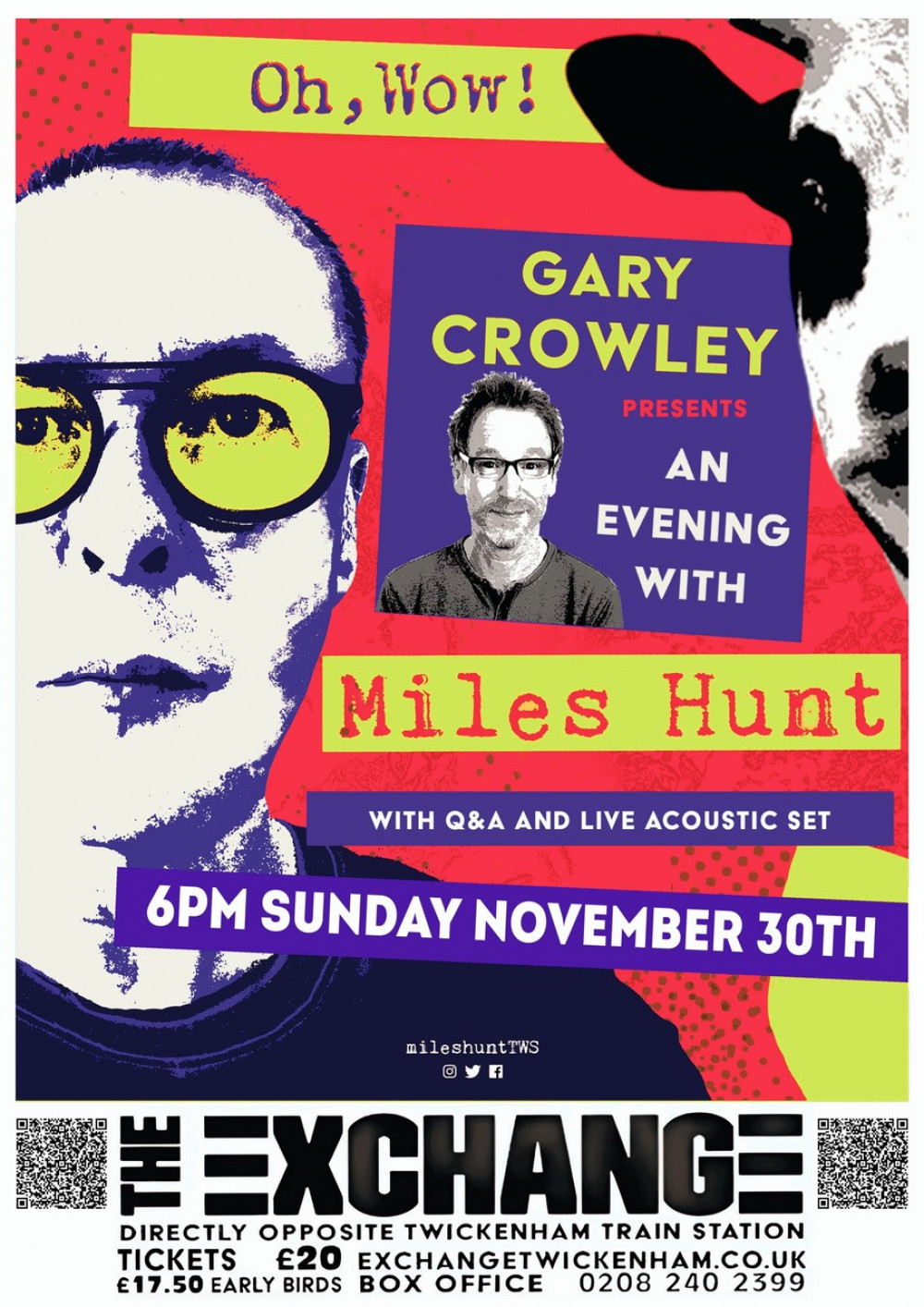 Gary Crowley presents An Evening With Miles Hunt
